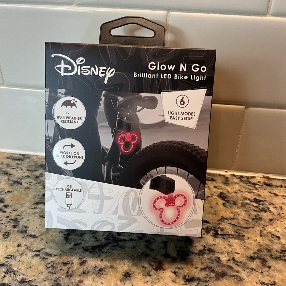 SEND ME OFFER.Minnie Mouse LED Bike Light Weather Resistant with 6 Light Modes